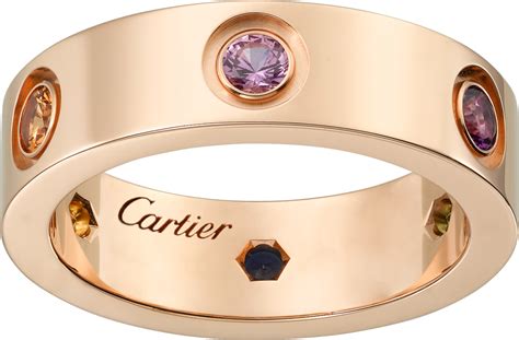 cartier rongs|cartier pink gold rings.